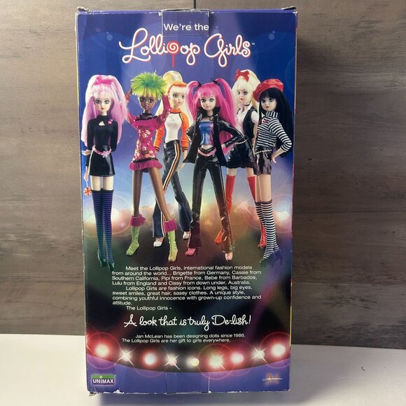 Lollipop Girls Jan Mclean Designs Cissy Doll Pink Hair Inaugural Edition Rare - Picture 4 of 4